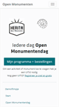 Mobile Screenshot of login.openmonumenten.be