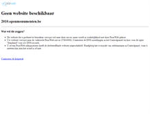 Tablet Screenshot of 2010.openmonumenten.be